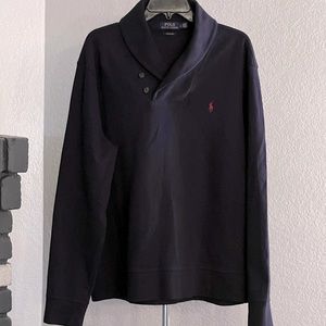 Polo Ralph Lauren Luxury Jersey Shawl Pullover